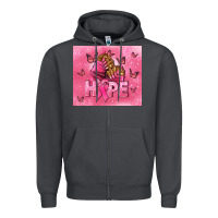 Smoke hope cancer nails Zipper Hoodie - NancyCooperArtShop