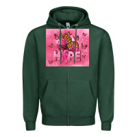 Sports Green hope cancer nails Zipper Hoodie - NancyCooperArtShop