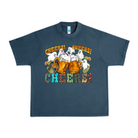 Midnight Navy western cheers with ghosts Urban Heavy Tee - NancyCooperArtShop