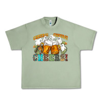 Oil Green western cheers with ghosts Urban Heavy Tee - NancyCooperArtShop