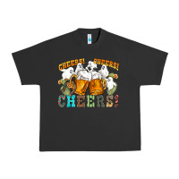 Pigment Black western cheers with ghosts Urban Heavy Tee - NancyCooperArtShop