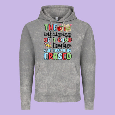 The Influence Of A Good Teacher Can Never Be  Eras Vintage Hoodie Designed By Maliassmallbusiness