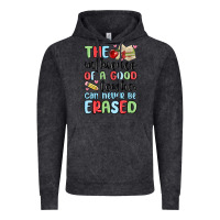 Vintage Black the influence of a good teacher can never be  eras Vintage Hoodie - MaliasSmallBusiness