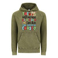 Vintage Olive the influence of a good teacher can never be  eras Vintage Hoodie - MaliasSmallBusiness