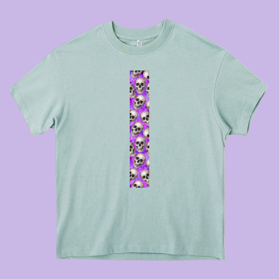 Halloween Key Fob Heavy Core Tee Designed By Bundleandbundleshop