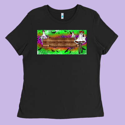 Custom Name Freak Ghosts License Plate Ladies Tee Designed By Bundleandbundleshop
