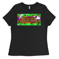 Black custom name freak ghosts license plate Ladies Tee - BundleAndBundleShop