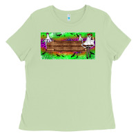 Matcha custom name freak ghosts license plate Ladies Tee - BundleAndBundleShop
