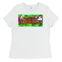 White custom name freak ghosts license plate Ladies Tee - BundleAndBundleShop