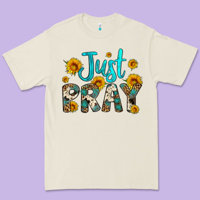 Just Pray Premium Tee Designed By Artiststas