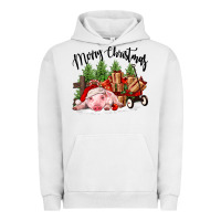Pigment Lunar Rock merry christmas pig Urban Hoodie - FaDigitalArtStudio