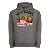 Pigment Tornado merry christmas pig Urban Hoodie - FaDigitalArtStudio