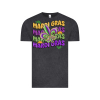 Mardi Gras With Fleur De Lis Vintage Tee | Teevron