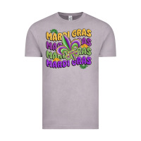 Vintage Zinc mardi gras with fleur de lis Vintage Tee - MaliasSmallBusiness