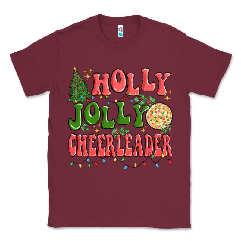 Holly Jolly Cheerleader Classic Tee by MaliasSmallBusiness | Teevron