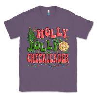 Lavender holly jolly cheerleader Classic Tee - MaliasSmallBusiness