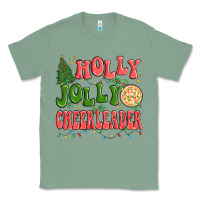Sage holly jolly cheerleader Classic Tee - MaliasSmallBusiness