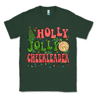 Sports Green holly jolly cheerleader Classic Tee - MaliasSmallBusiness