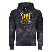 Cloud Black 911 dispatcher Vintage Hoodie - MaliasSmallBusiness
