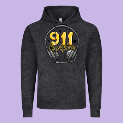 911 Dispatcher Vintage Hoodie Designed By Maliassmallbusiness
