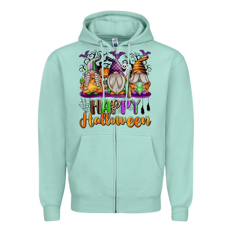 Happy Halloween Gnomes Zipper Hoodie by texasbilliewilder | Teevron