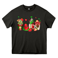 Asphalt strawberry coffee cups Heavy Core Tee - AdoDesignShop
