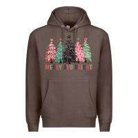 Coffee merry and bright Premium Hoodie - CowGirlArtShop