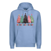 Colony Blue merry and bright Premium Hoodie - CowGirlArtShop