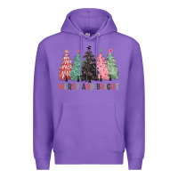 Purple merry and bright Premium Hoodie - CowGirlArtShop