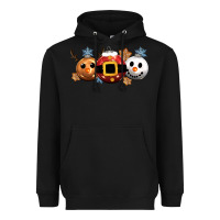 Black christmas Heavyweight Hoodie - CowGirlArtShop