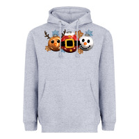 Heather Grey christmas Heavyweight Hoodie - CowGirlArtShop