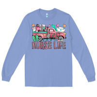 Colony Blue Nurse Life Truck Long Sleeve Tee - BundleAndBundleShop