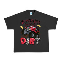 Pigment Black on weekends we wear dirt Urban Heavy Tee - MaliasSmallBusiness