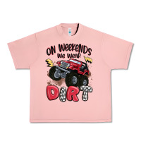 Salmon on weekends we wear dirt Urban Heavy Tee - MaliasSmallBusiness