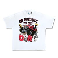 White on weekends we wear dirt Urban Heavy Tee - MaliasSmallBusiness