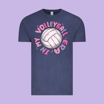 In My Volleyball Era Vintage Tee Designed By Maliassmallbusiness