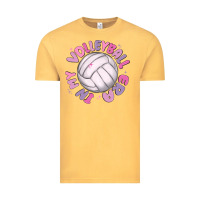 Vintage Mustard in my volleyball era Vintage Tee - MaliasSmallBusiness
