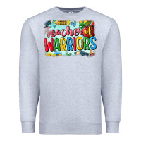 Heather Grey teacher of warriors Premium Sweatshirt - CowGirlArtShop