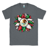 Charcoal Heather Christmas sunflower Mexican flag Classic Tee - JahusDesignShop
