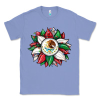 Colony Blue Christmas sunflower Mexican flag Classic Tee - JahusDesignShop