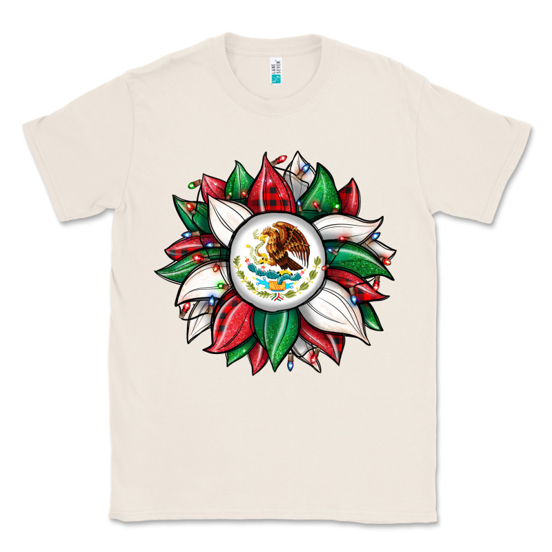 Christmas Sunflower Mexican Flag Classic Tee by JahusDesignShop | Teevron