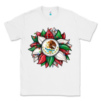White Christmas sunflower Mexican flag Classic Tee - JahusDesignShop