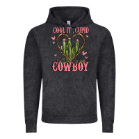 Vintage Black cool it cupid i will find my own cowboy Vintage Hoodie - MaliasSmallBusiness