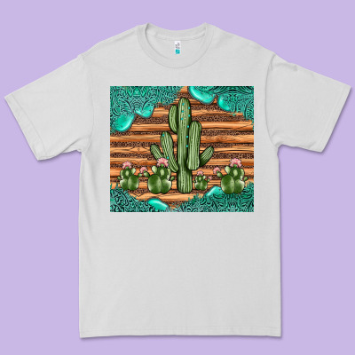 Cactus Gemstone Premium Tee Designed By Jahusdesignshop