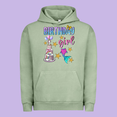 Birthday Girl Urban Hoodie Designed By Bundleandbundleshop