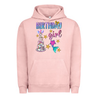 Pigment Salmon birthday girl Urban Hoodie - BundleAndBundleShop