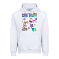 White birthday girl Urban Hoodie - BundleAndBundleShop