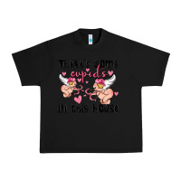 Black there's some cupid's in this house Urban Heavy Tee - MaliasSmallBusiness