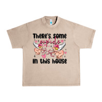 French Oak there's some cupid's in this house Urban Heavy Tee - MaliasSmallBusiness