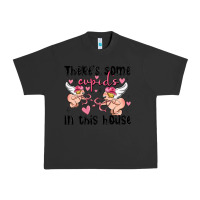 Pigment Black there's some cupid's in this house Urban Heavy Tee - MaliasSmallBusiness